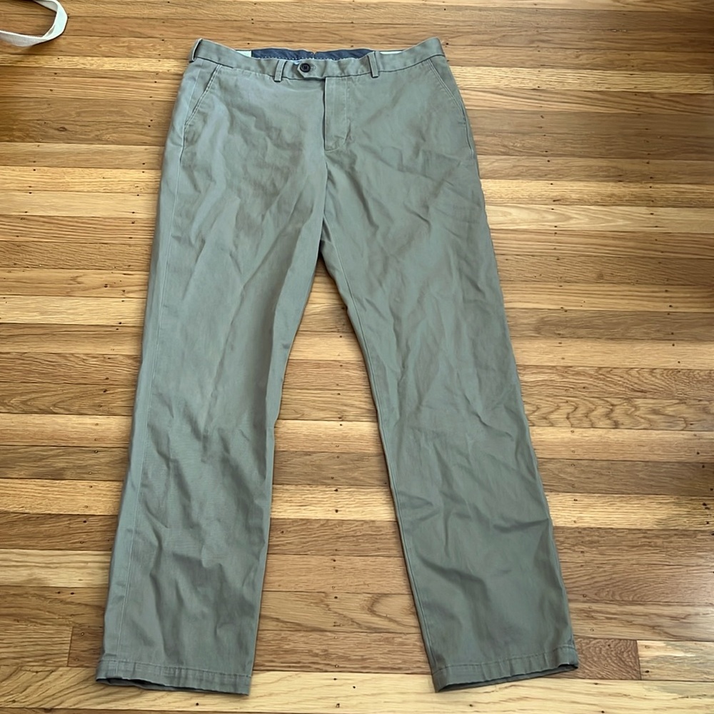 Nordstrom Tailored Straight Fit Khakis